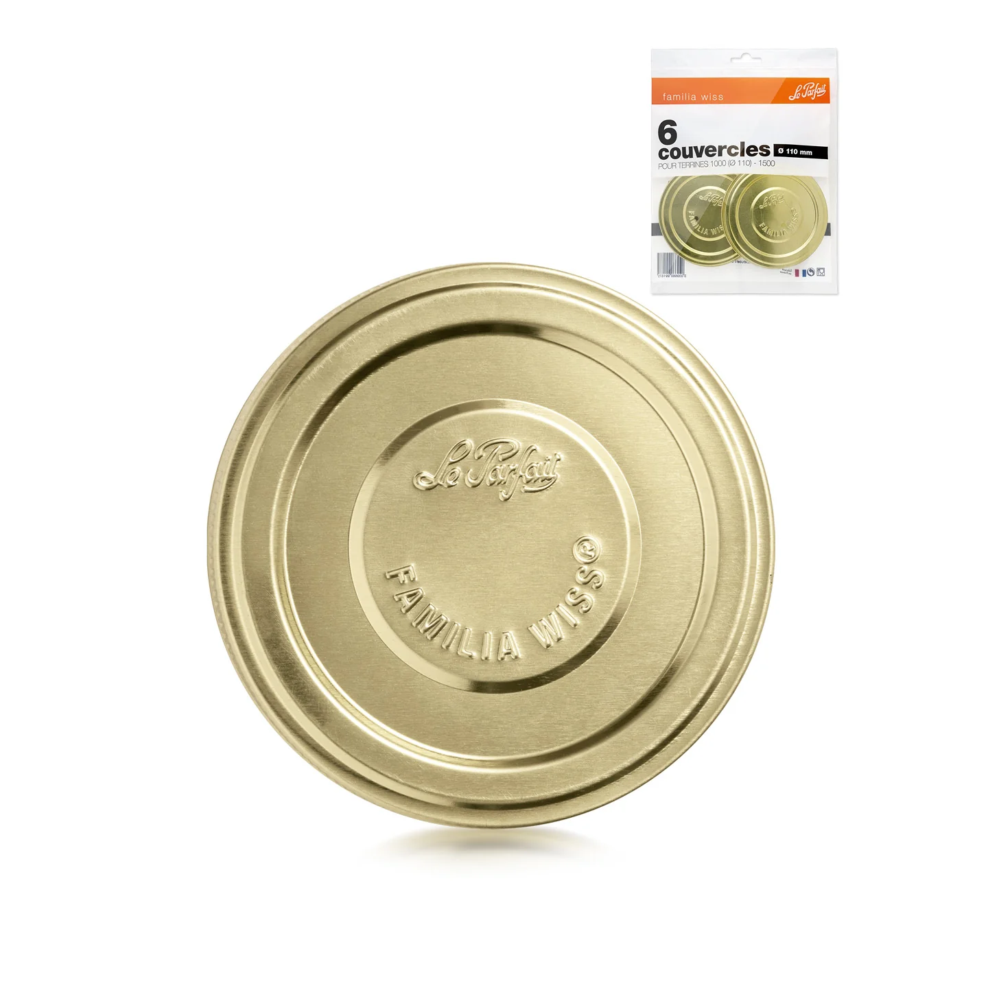 "Familia Wiss" lid - Le Parfait - Sachet of 6 - Image 3